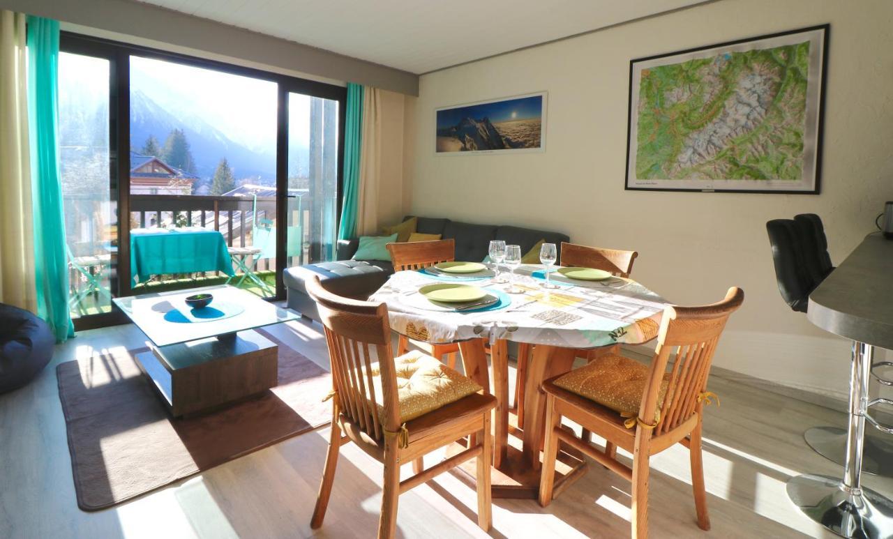 Chamonix Centre, 51M2, Vue Mt Blanc, 2 A 6 Pers, 2 Balcons Apartment Bagian luar foto