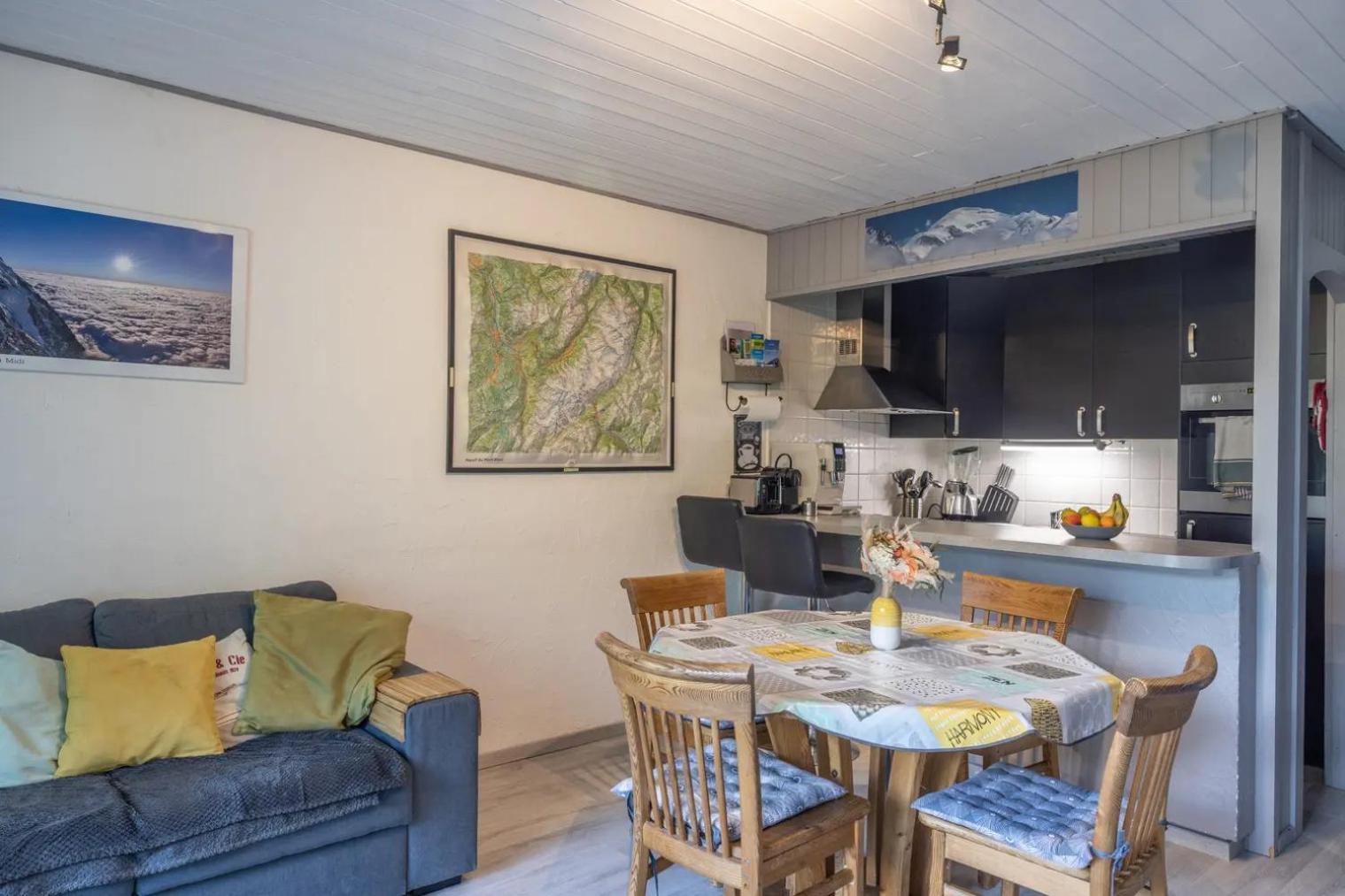 Chamonix Centre, 51M2, Vue Mt Blanc, 2 A 6 Pers, 2 Balcons Apartment Bagian luar foto